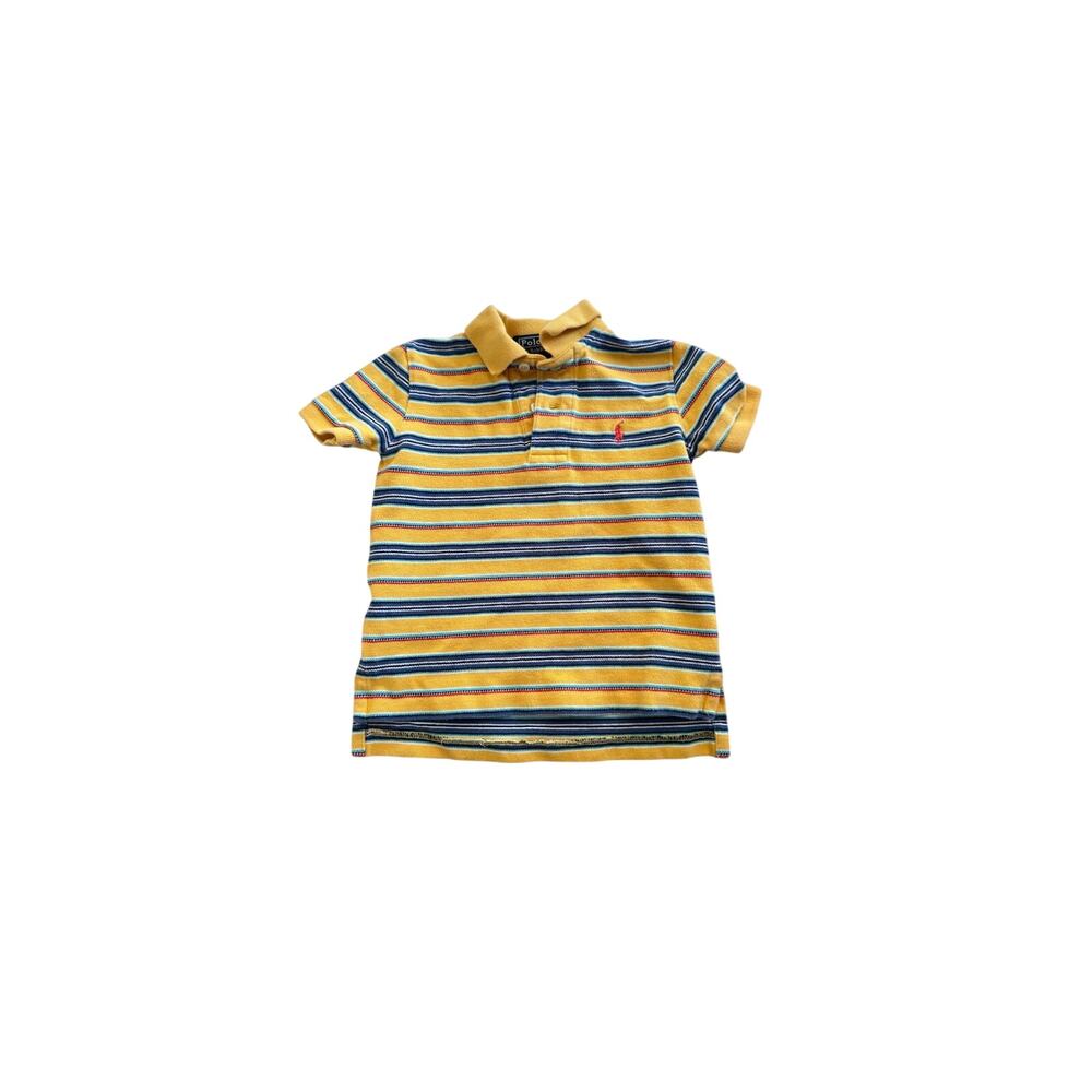 Ralph Lauren Boys 2T Yellow Polo & Blue Cargo Outfit - Picture 2 of 7